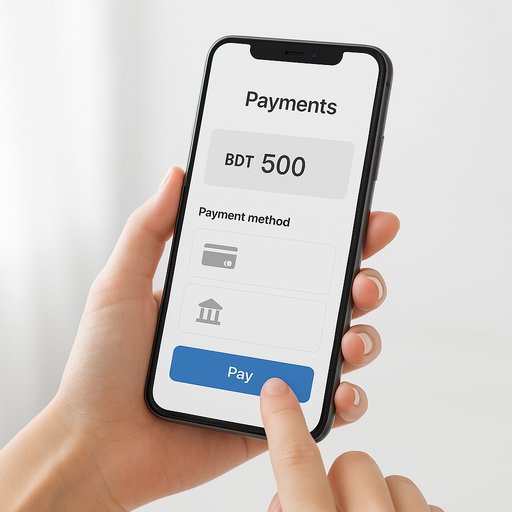 TK11 Bangladesh payments screen